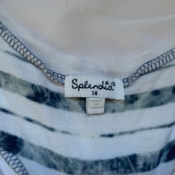 Splendid Girls Stripe Dress 14 - Picture 2 of 4